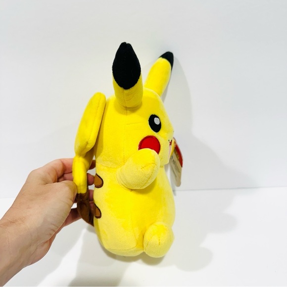 NWT Jazwares Pokemon Pikachu Sitting 10” Plush - Picture 6 of 7